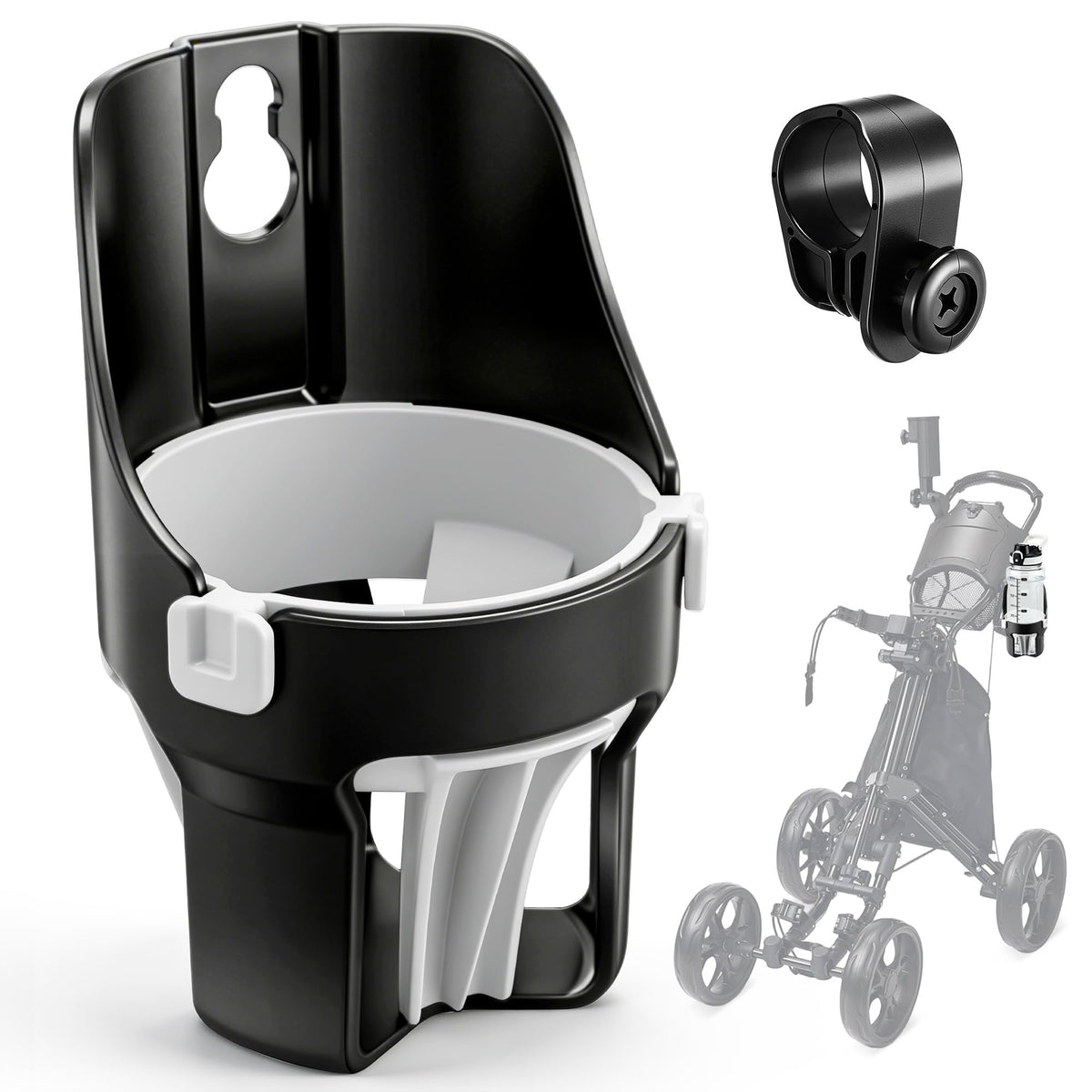 Hohean golf cup holder main view with rugged design for long rounds