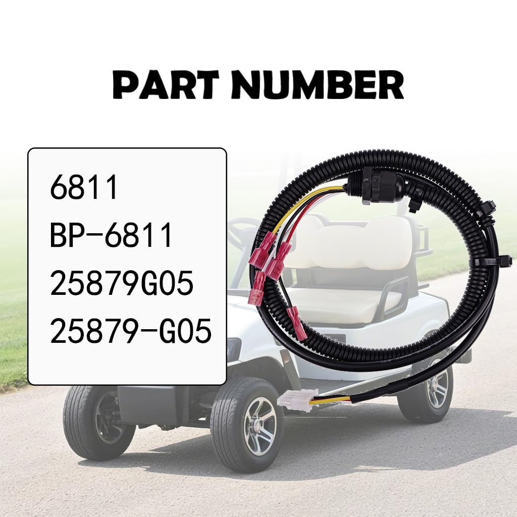 BP-6811 wiring harness for EZGO PDS upgrades and repairs.