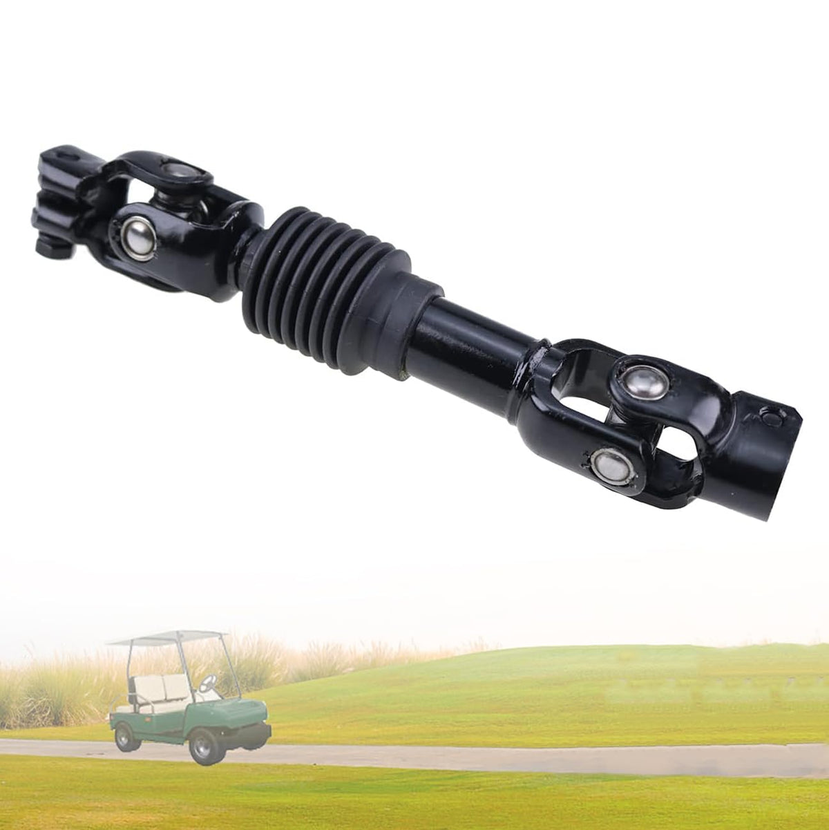 Holdia steering shaft joint for EZGO TXT, reliable steering upgrade.