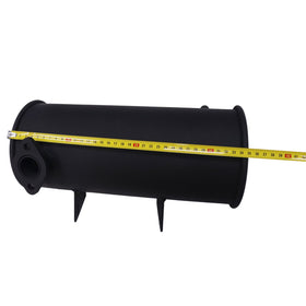 Holdia muffler 15460-G1 key details close-up for EZGO compatibility.