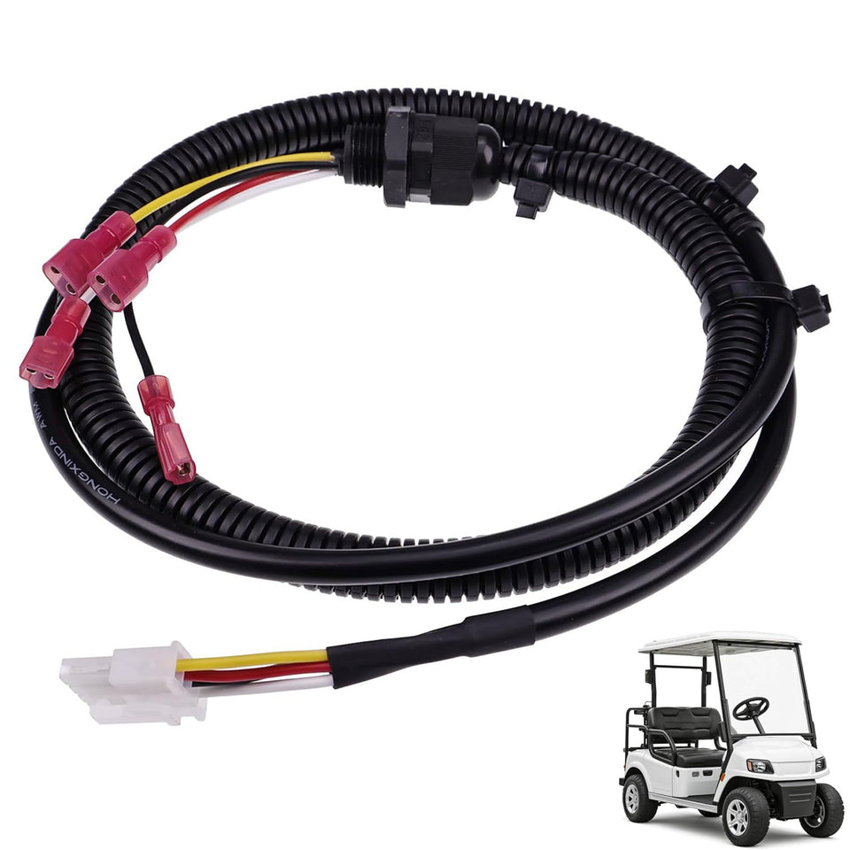 Holdia pedal box wiring harness for EZGO, ensures smooth electrical connection.