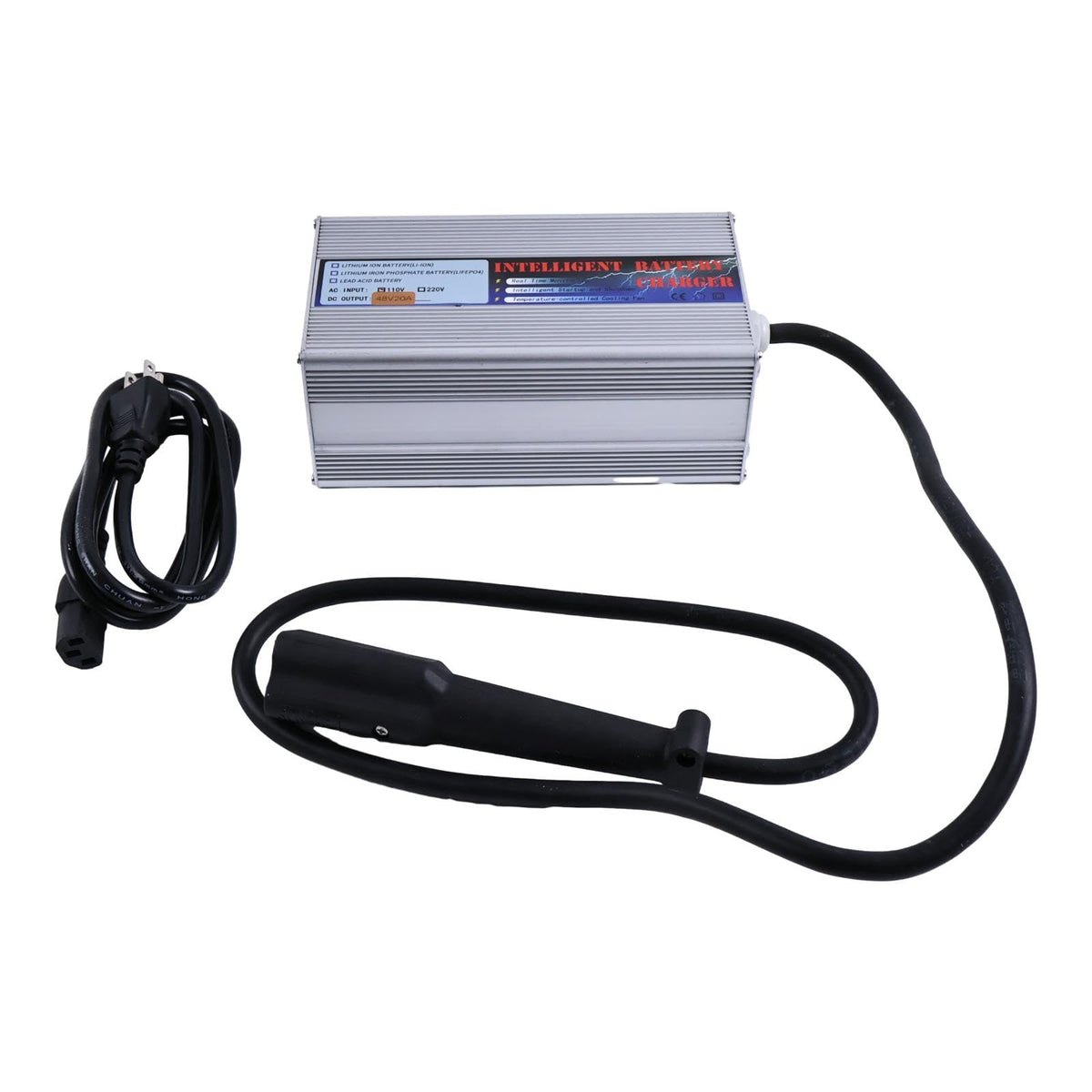 HOLDWELL 3-pin charger with digital readout for voltage and current