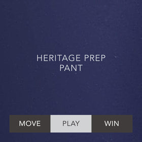 Holloway Heritage Prep Pant full-length view demonstrates modern, tapered profile.