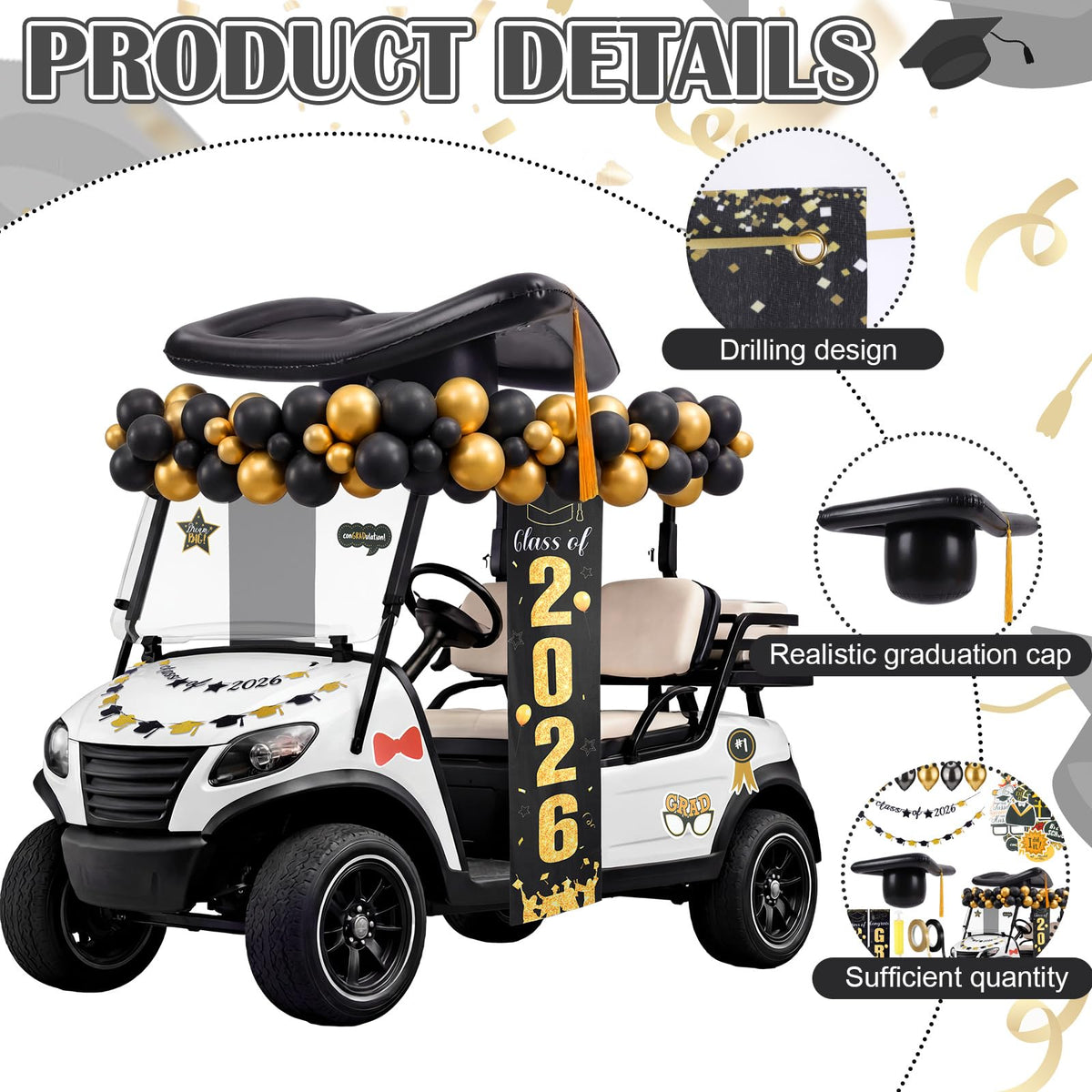 Hollowfly side banners boosting outdoor visibility along the parade route.