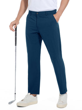 Holure 30'' men's golf trousers in navy with front pockets for easy essentials.
