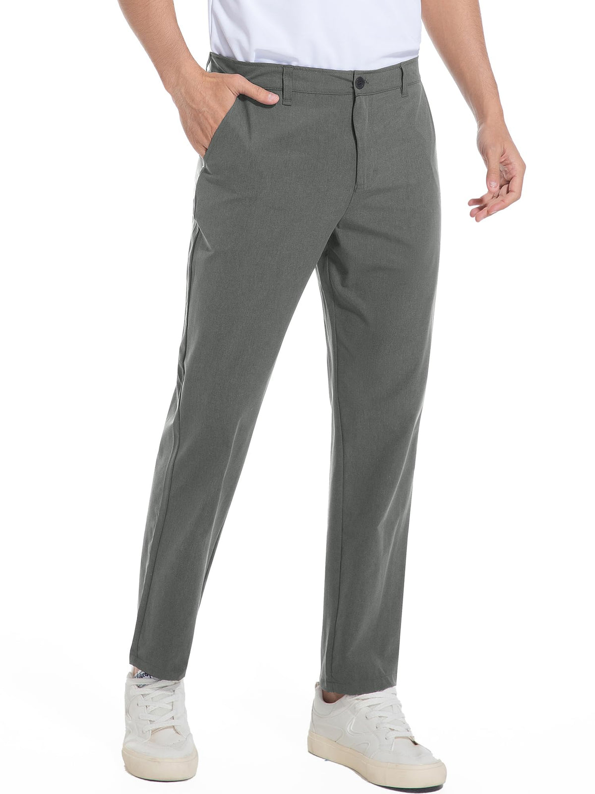 Holure 30-inch golf pants, straight-fit, enhancing mobility on the course.