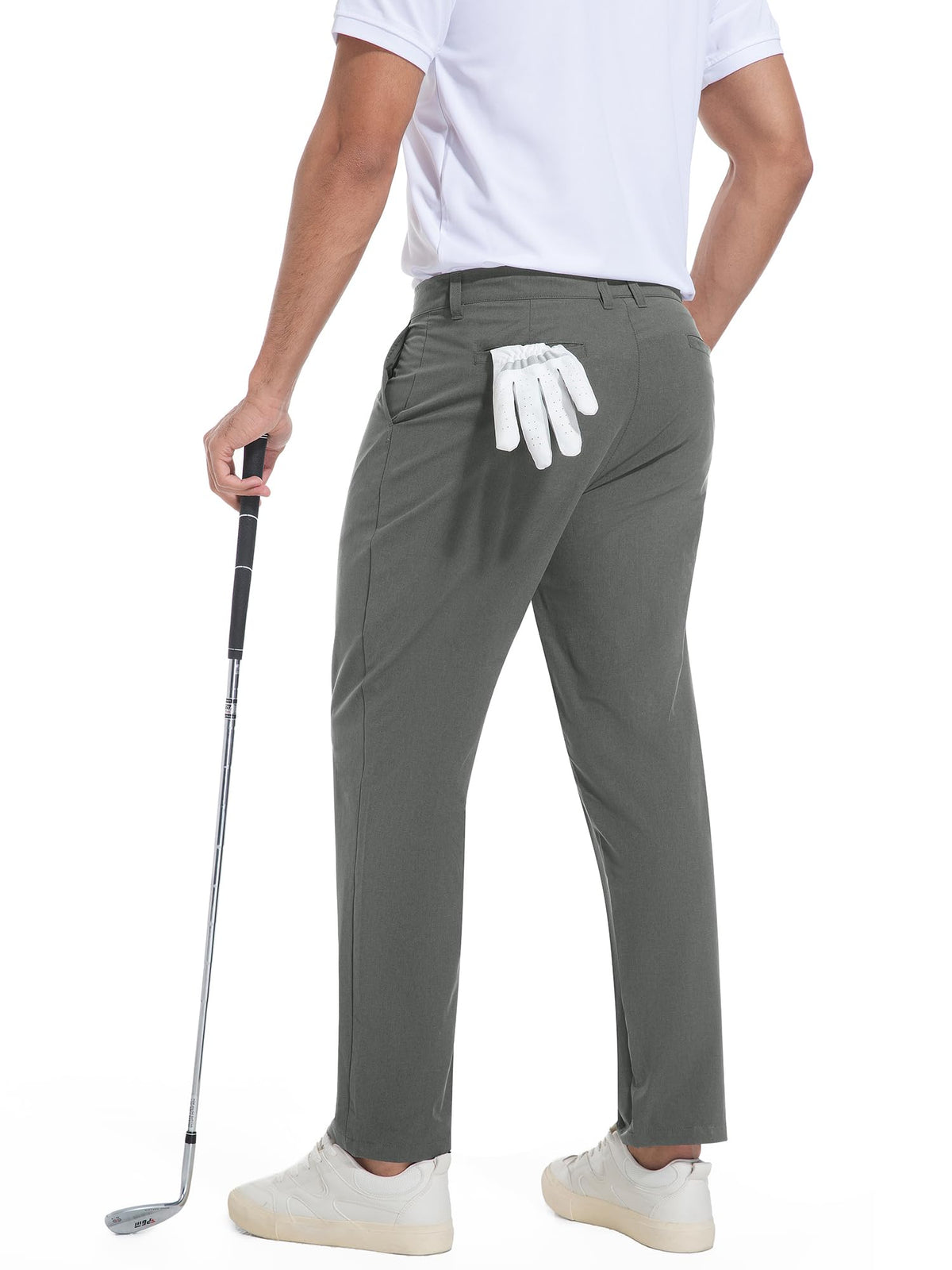 Holure lightweight stretch golf pants with quick-dry performance for active rounds.