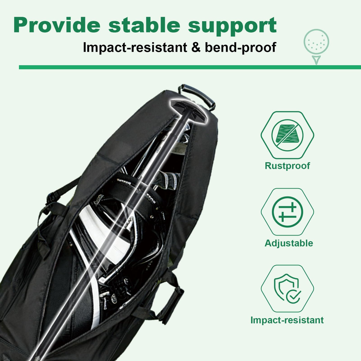 HOME RIGHT durable metal construction with reinforced ribs for protection