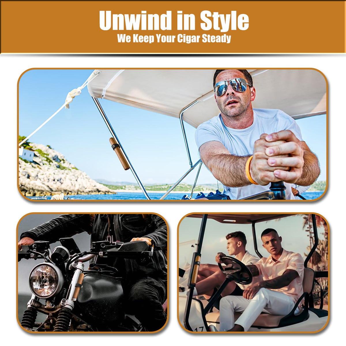 Homlume travel-friendly holder fits golf bag and travel case easily.