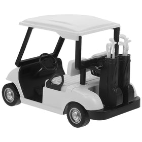 Homoyoyo diecast golf cart ornament angle view for dramatic detail