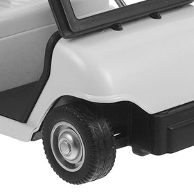 Homoyoyo diecast golf cart ornament close up finish shows texture