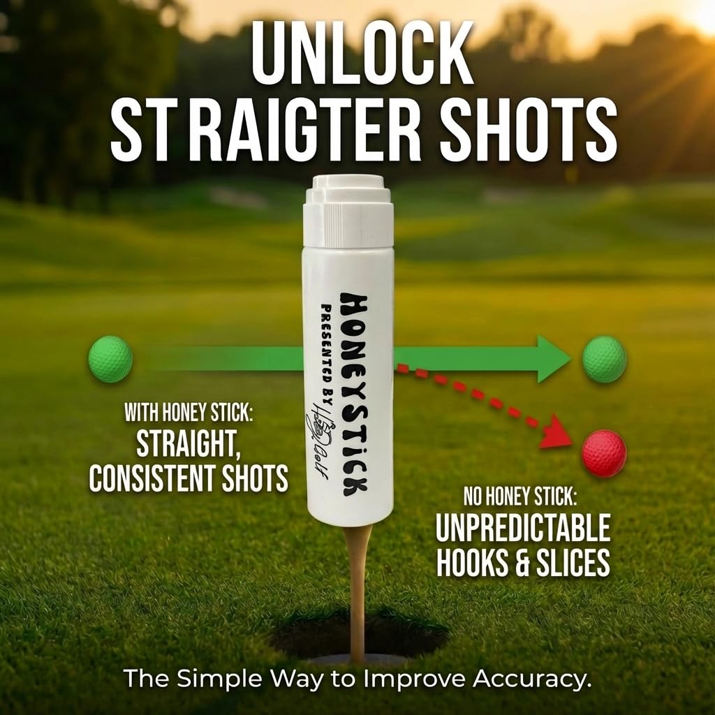 HoneyGolf HoneyStick demonstrates weatherproof performance in sun and humidity for practice and play.