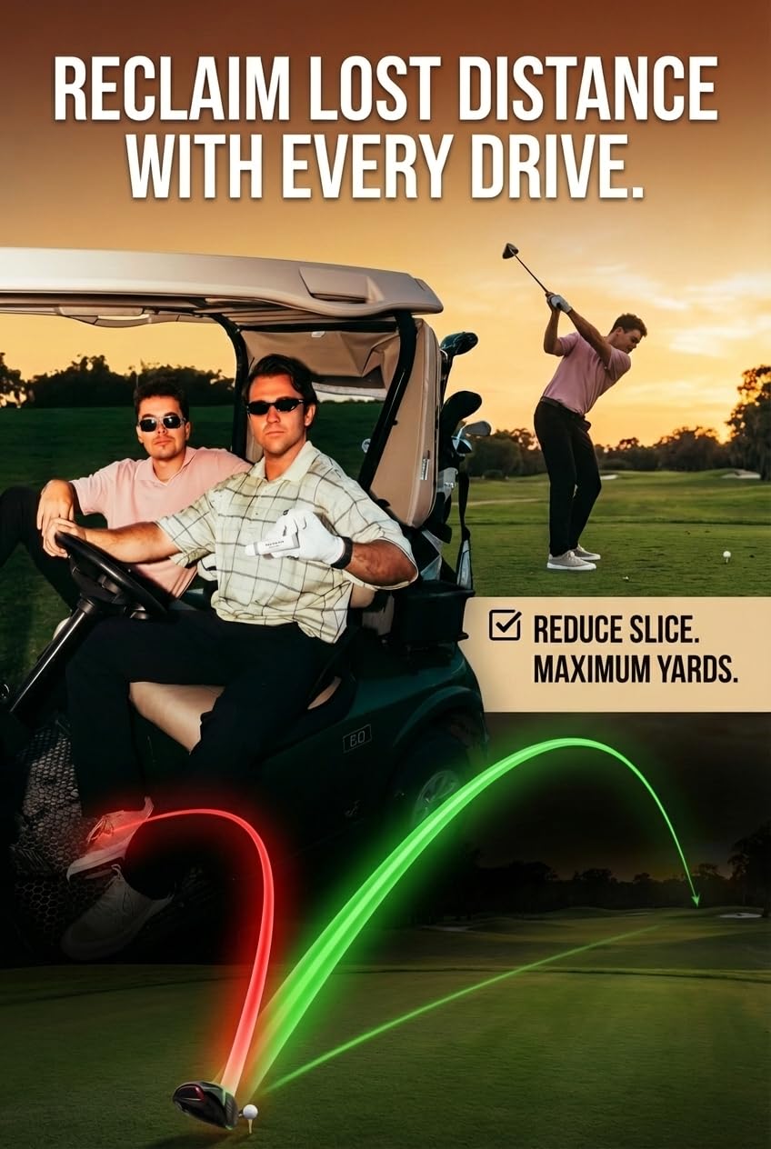 HoneyGolf HoneyStick works with drivers, woods, hybrids, and irons for versatile use.