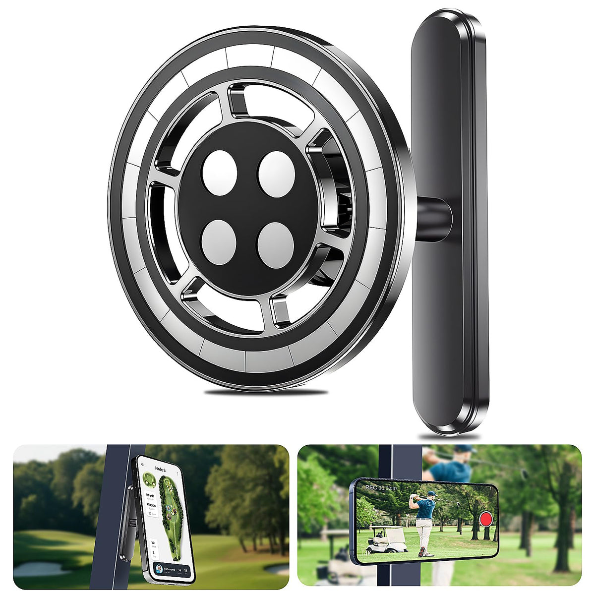 HonicWang base magnets provide secure grip on metal surfaces