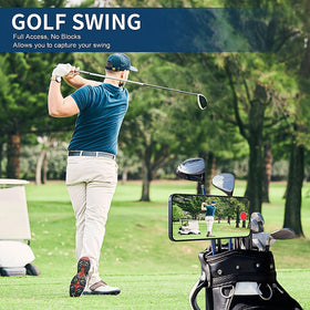 HonicWang iron-surface attachment secures golf cart frame