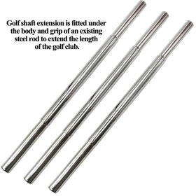 Honigo 0.580 inch extension fits steel shafts for easy compatibility.