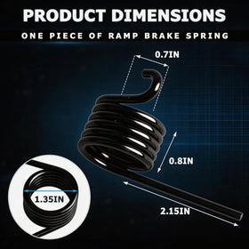 Premium spring steel construction delivers strength and long-lasting performance.
