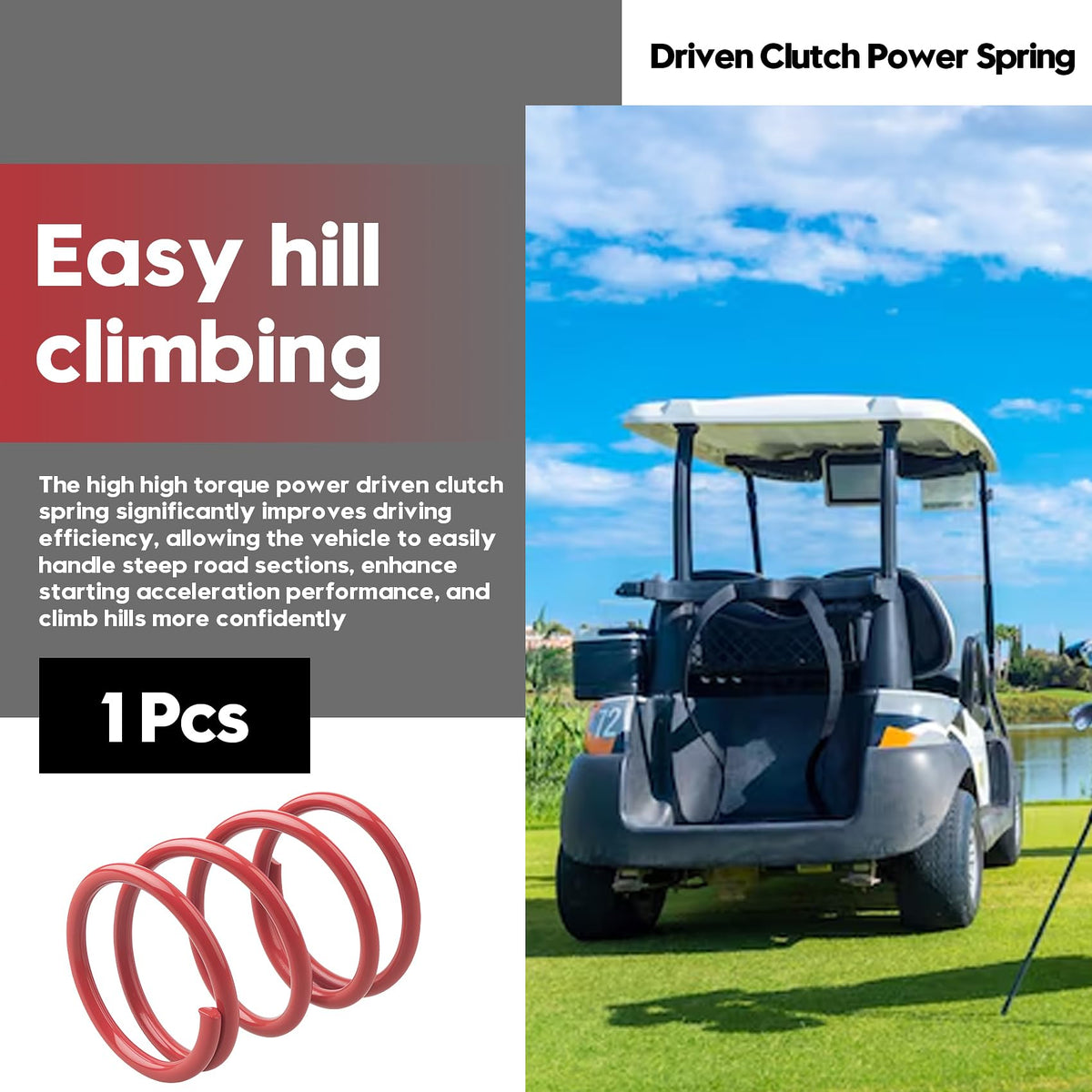 Honkador stable performance on rough terrain for Club Car carts