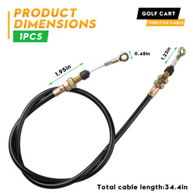 Honkador throttle cable provides smoother acceleration and reduced pedal slack.