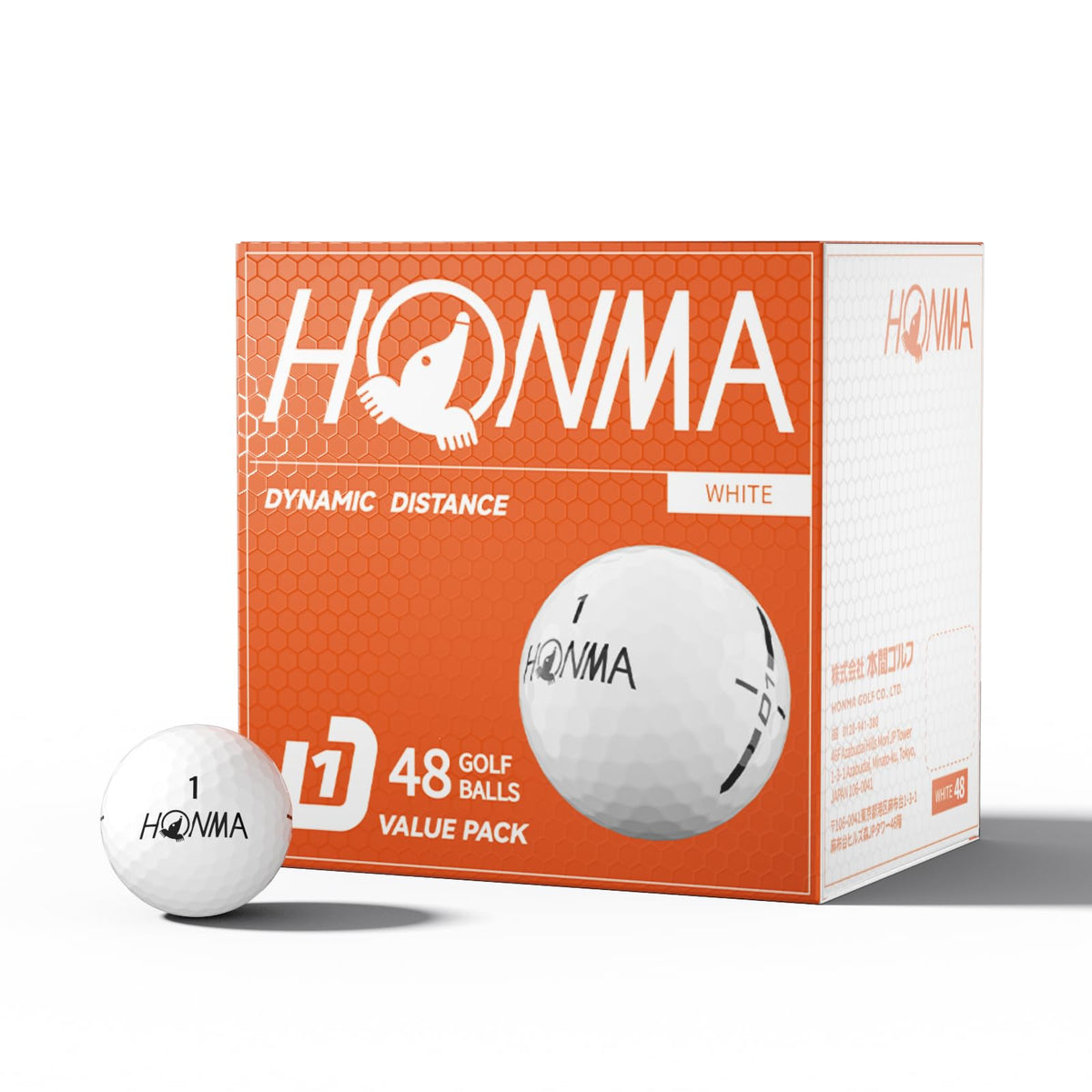 Honma 48-pack bulk golf balls offer value for frequent practice and beginners.