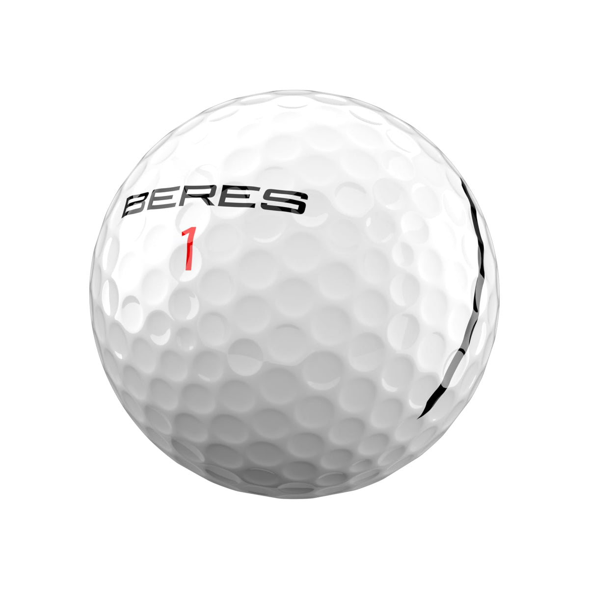 Honma BERES 3S golf balls with dimple-pattern support stable, longer flights.