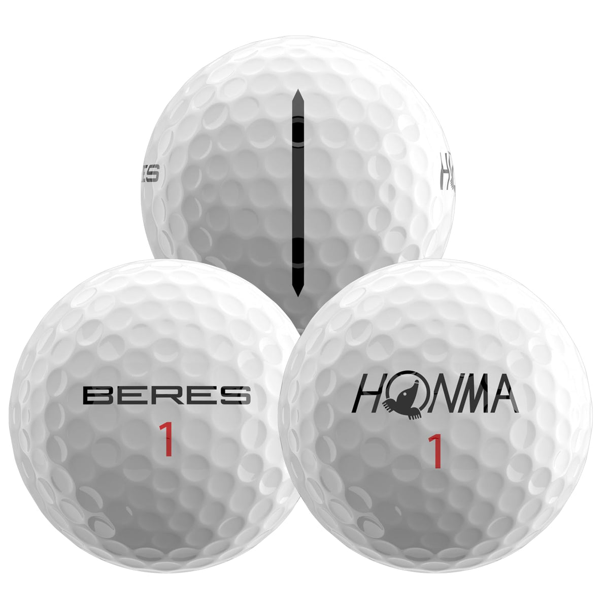 Honma BERES 3S three-layer cover image shows soft feel and durability.