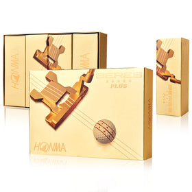 Honma BERES 5S Plus pack of 12 golf balls designed for distance and spin.