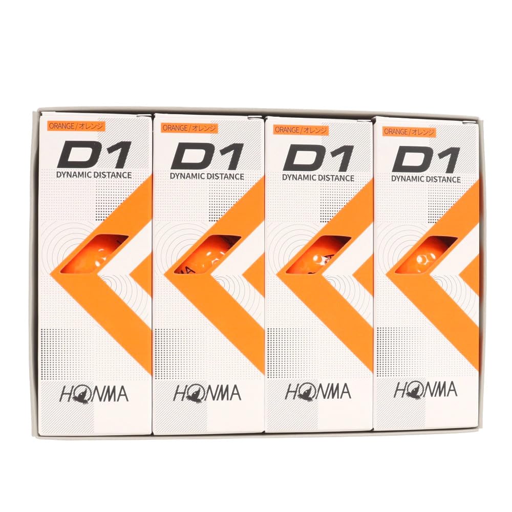 Honma BT2201 D1 ball orange FF, core close-up reveals redesigned core technology.