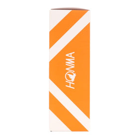 Honma BT2201 D1 ball orange FF, packaging close-up showing eco-friendly materials.