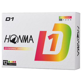 Honma D1 2024 closeup of 368 dimples showing uniform flight characteristics