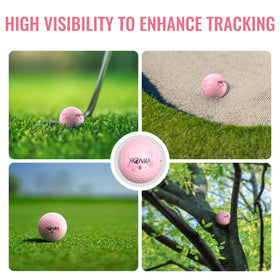 Honma Surlyn cover provides durability with lively greenside response.