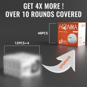 Honma Surlyn durable cover resists scuffs for longer-lasting rounds.