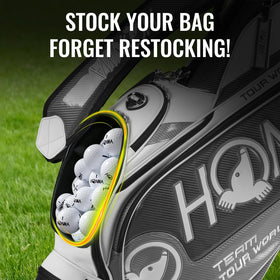 Honma white golf balls provide high visibility on the course.