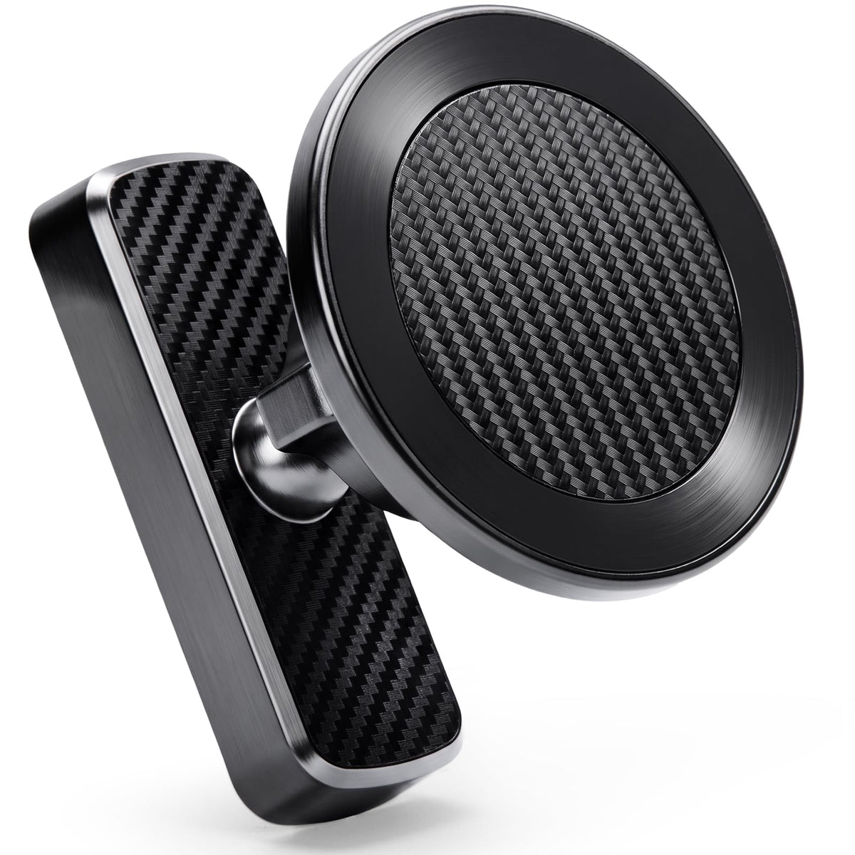 HOOKED ON GOLF cart phone holder magnetic black mount ensures secure grip on a moving cart