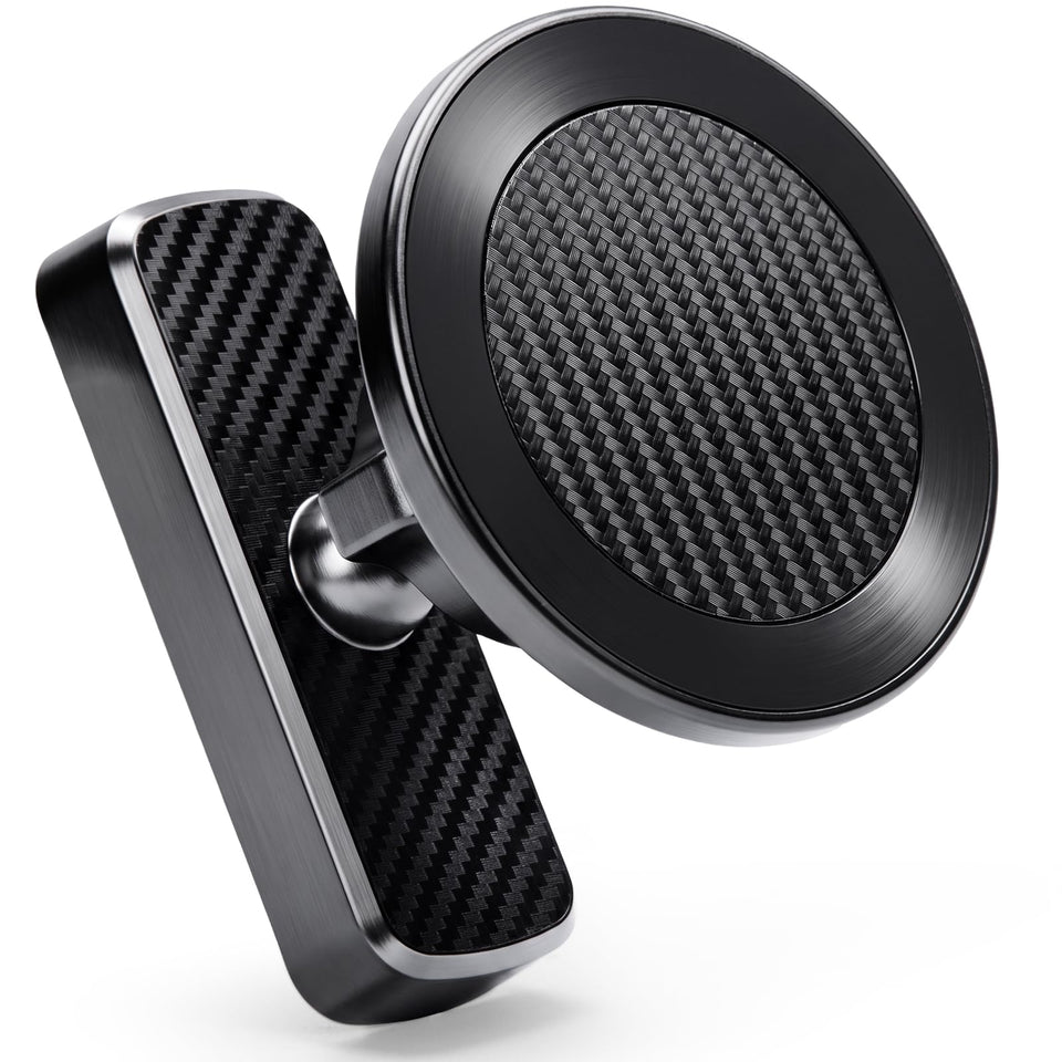 HOOKED ON GOLF cart phone holder magnetic black mount ensures secure grip on a moving cart