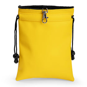 Hooked On Golf drawstring closure with toggle for quick secure closure.