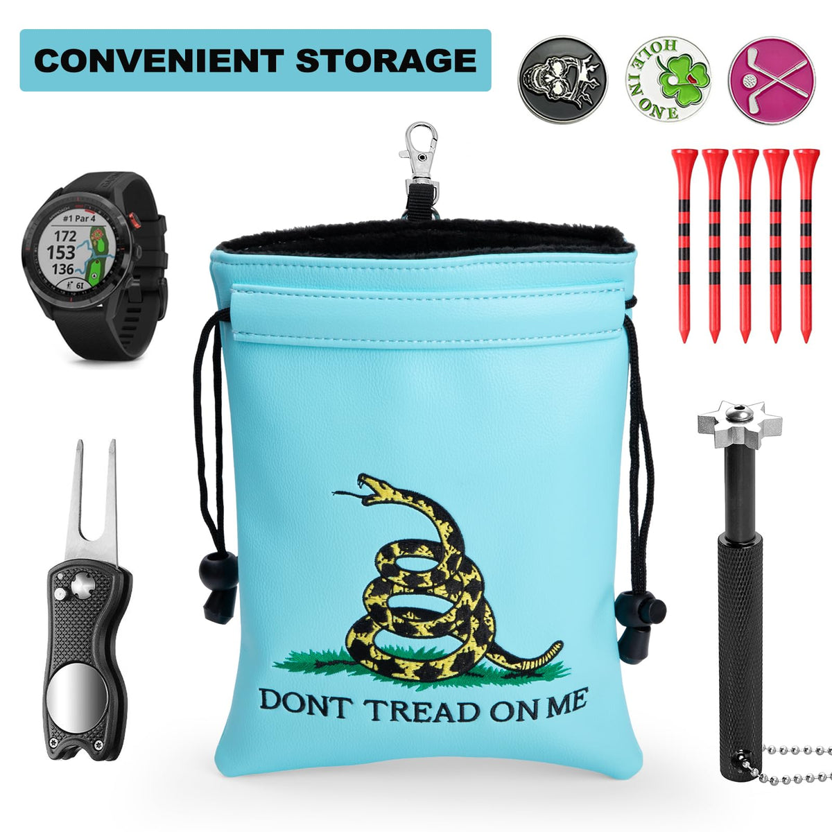 HOOKED ON GOLF durable materials ensure long lasting use