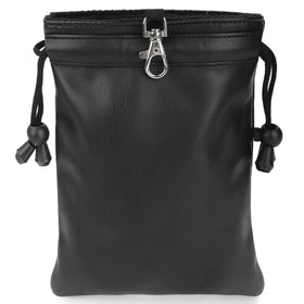 Hooked On Golf easy attach to bag or belt for portable access.