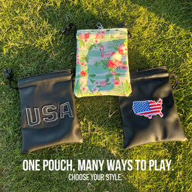Hooked On Golf gift-ready pouch perfect for holidays or birthdays.