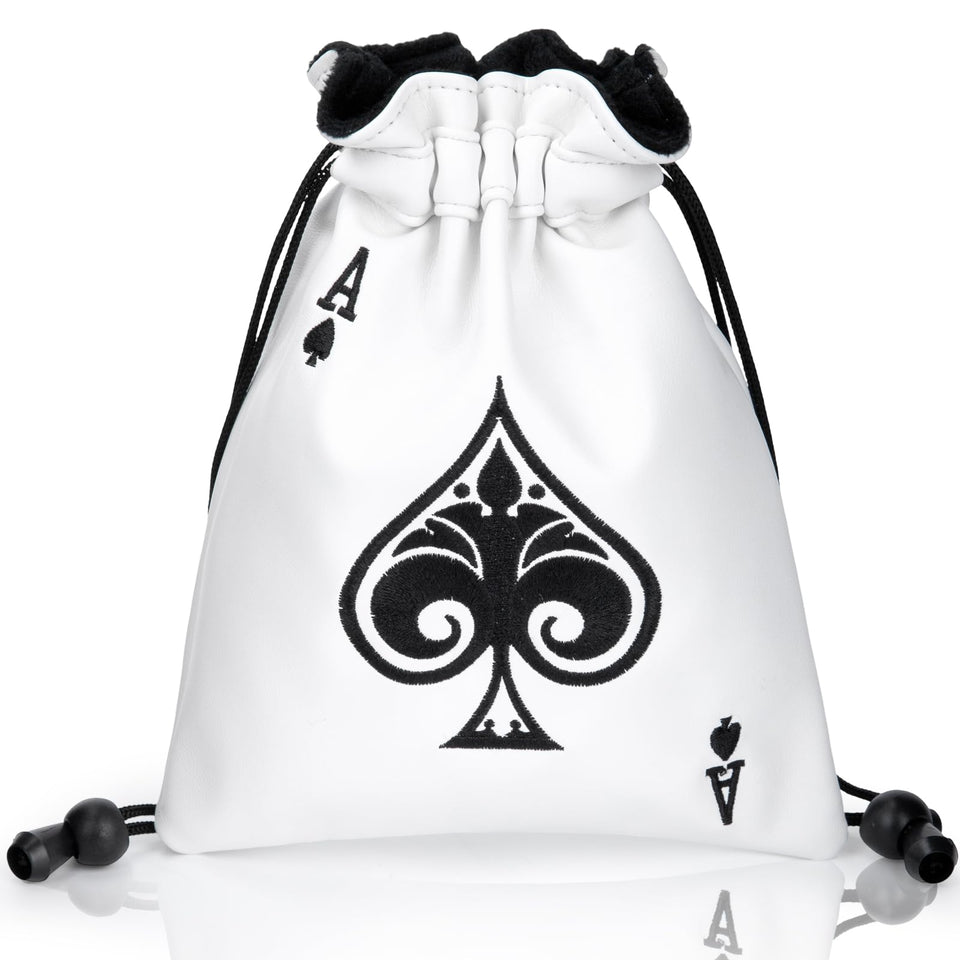 HOOKED ON GOLF golf-valuables-pouch with embroidery keeps essentials organized on the course