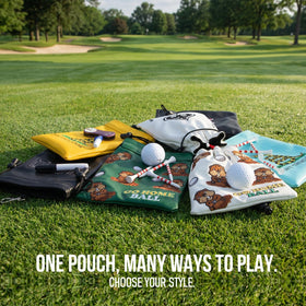 Hooked On Golf interior organization demonstrates ample space for balls, tees, and small valuables.