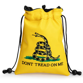 Hooked On Golf valuables pouch embroidery detail for stylish on-course storage.