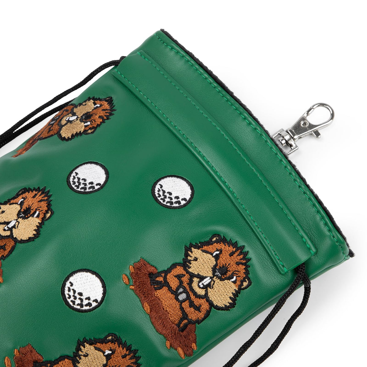 HOOKED ON GOLF valuables pouch compact storage for tees and markers on greens