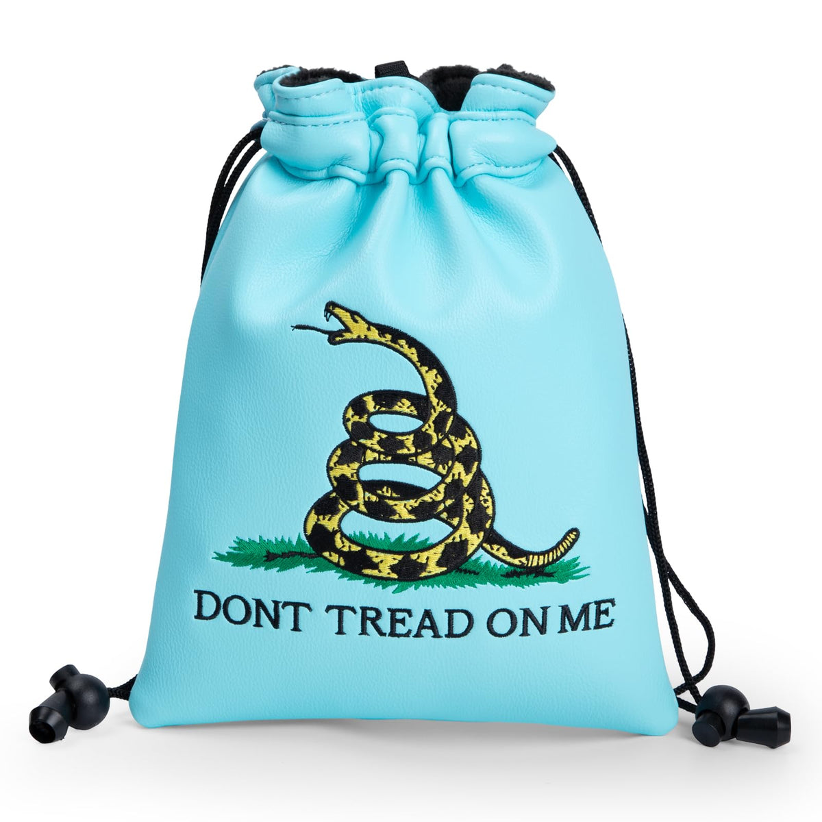 HOOKED ON GOLF valuables pouch in PU leather for durable on course storage