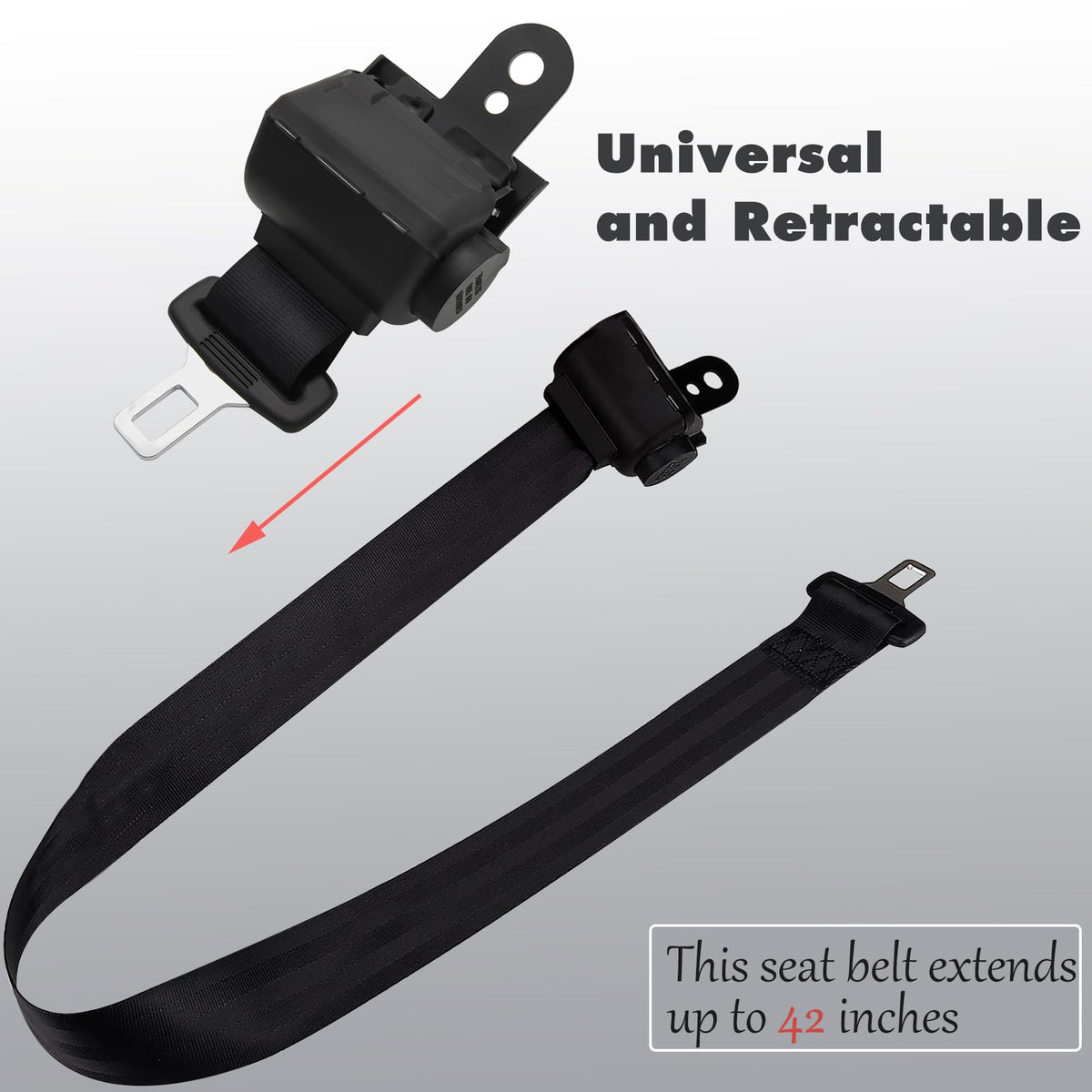 HOOTO front or rear seat use keeps passengers in place