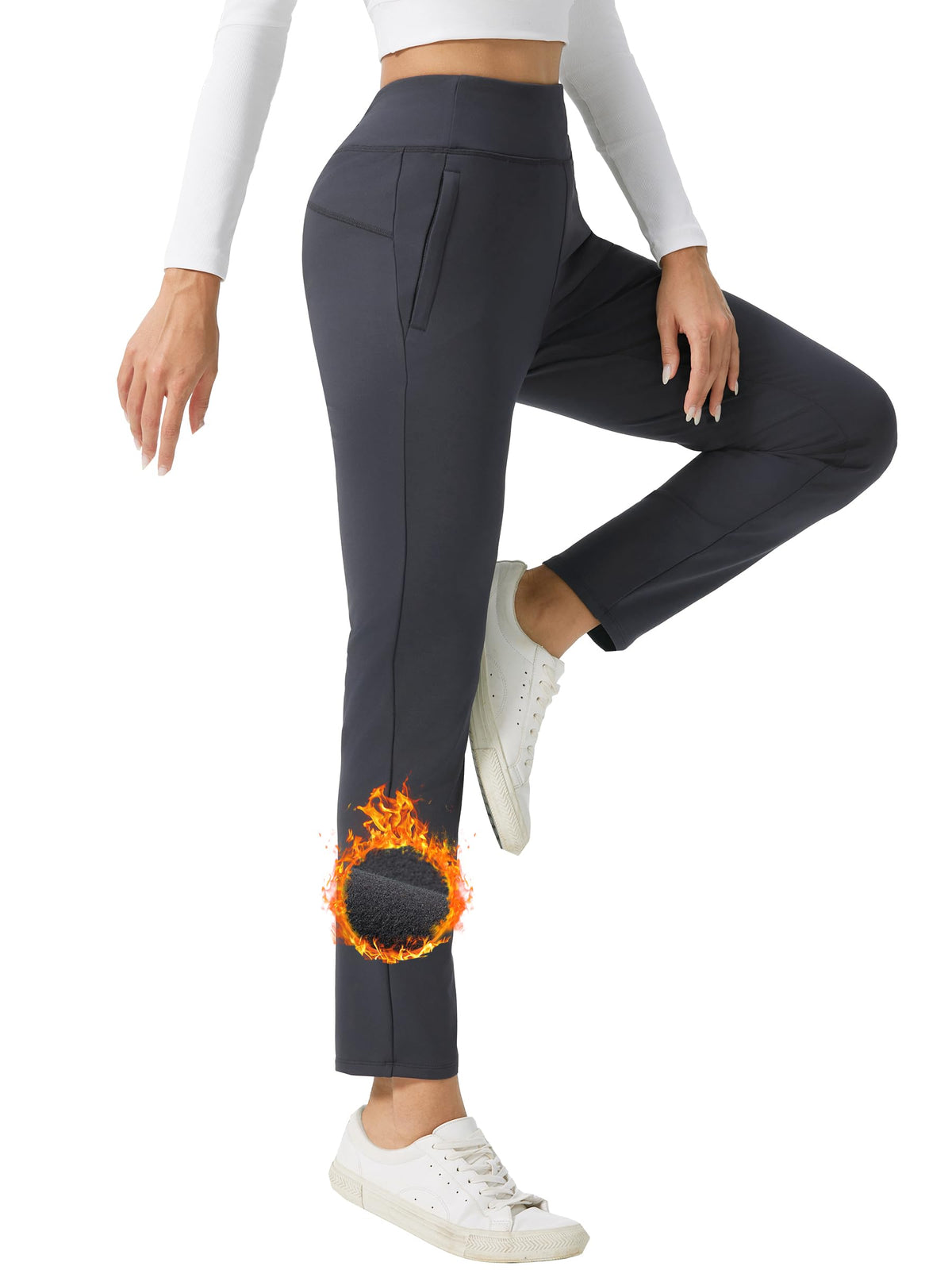 HOTSUIT high-waist design with adjustable drawstring for secure fit