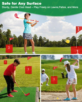 HOTWIND authentic-feel club that mimics real golf for backyard practice