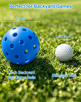 HOTWIND 3-inch backyard golf ball for consistent yard game play.