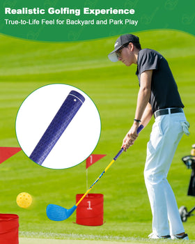 HOTWIND authentic feel replicates traditional golf sensations for backyard play.
