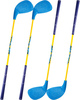 HOTWIND backyard golf clubs with oversized head improve aim during outdoor practice.
